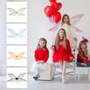 Новые аксессуары для костюма девочки Вечеринка Подарок на Хэллоуин Косплей Костюм Крылья Бабочки Цикады Нарядные Крылья Крылья Феи
