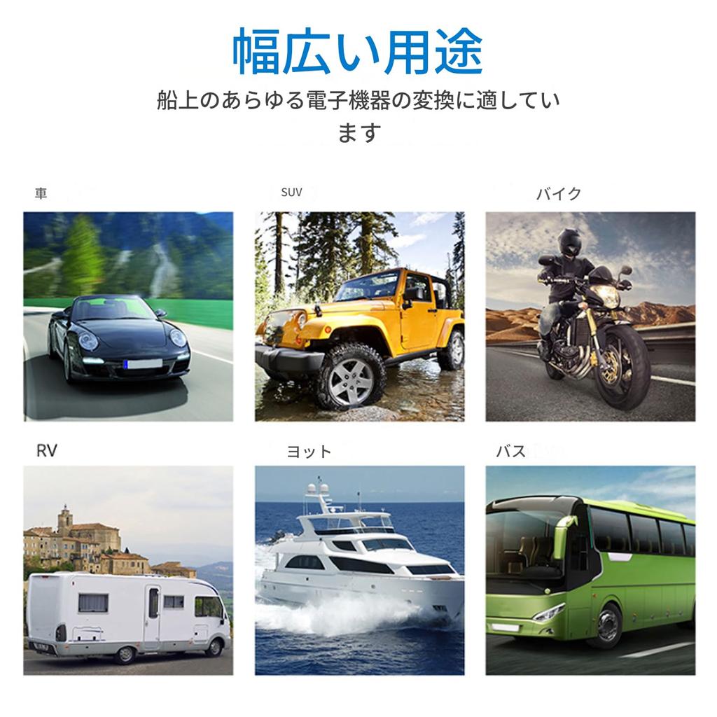 4-Gang Rocker Switch Box, Pre-Wired, Waterproof with USB Charger, Universal Fit, DC QC3.0, Multi-Function, RV, 12V, 24V (Blue Light)