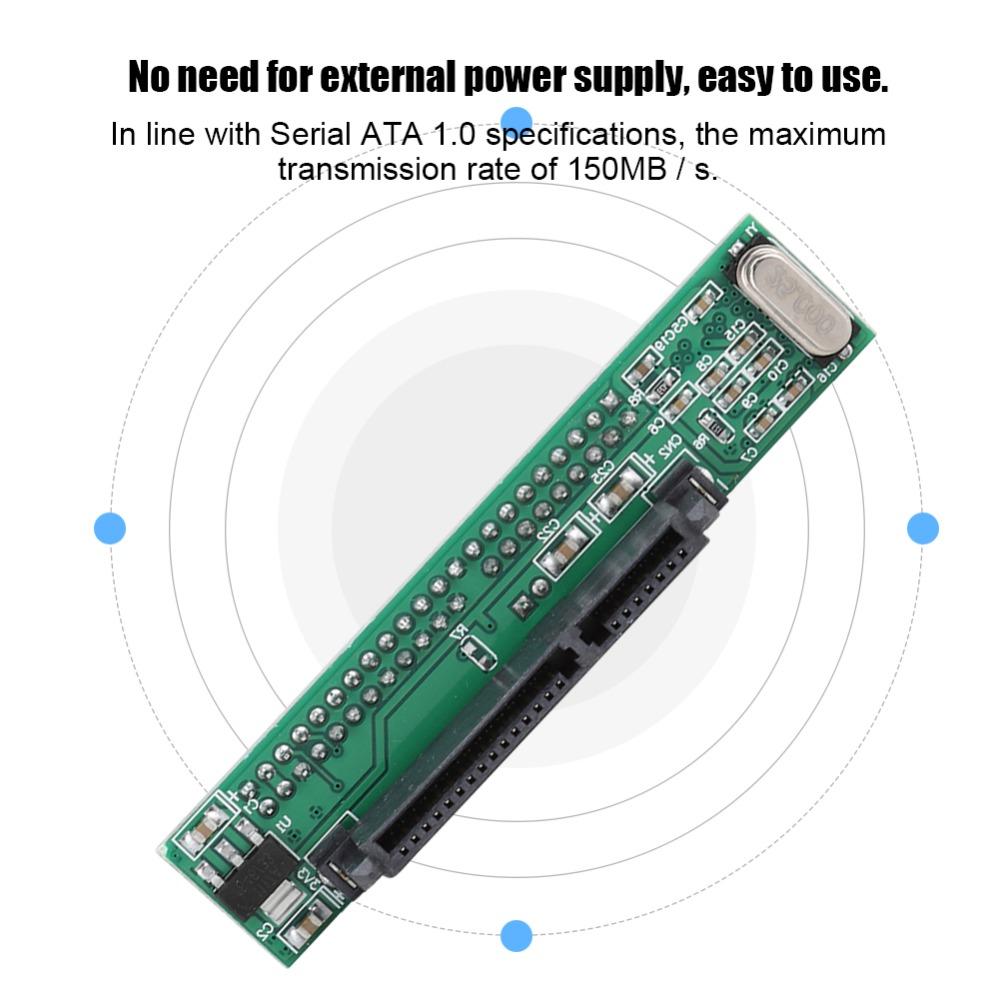 2.5 Inch Hard Drive Converter 44Pin IDE Converter Compatible Adapter Card Storage Upgrade