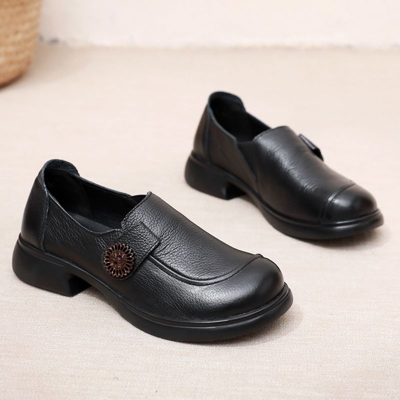 Женские балетки из коровьей кожи на низком каблуке, серые мокасины, женские шикарные туфли-лоферы без застежек, роскошные винтажные туфли высокого качества