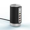 6-портовая универсальная USB-башня для зарядки нескольких устройств(черный)