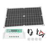 40W 18V Monocrystalline Silicon Flexible Solar Panel with 40A Solar Charge Controller with Dual USB