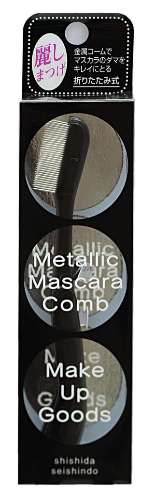 Shishida Seishindo в Металлическая тушь для ресниц Черная 1 штука [Сделано в Японии] Расческа, (MK-700BK) (х 1)