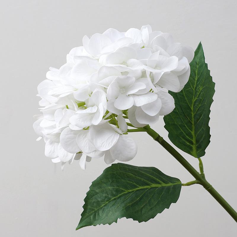 Feel moisturizing simulated hydrangea, home living room decorative flower bonsai decoration, fake flower