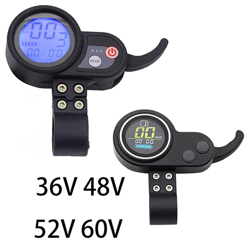 For JP Display 36V-60V Motor Brushless Controller LCD Display Panel Thumb Throttle for FLJ T11 T113 Electric Scooter,A