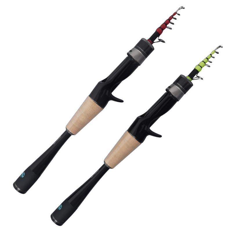 PURELURE 1.53m 1.78m UL L Телескопическое удилище для ловли приманки Удилище для путешествий Спиннинг для ловли форели и окуня Удилище для ловли карбоновое Удилище для ловли мягкой приманки