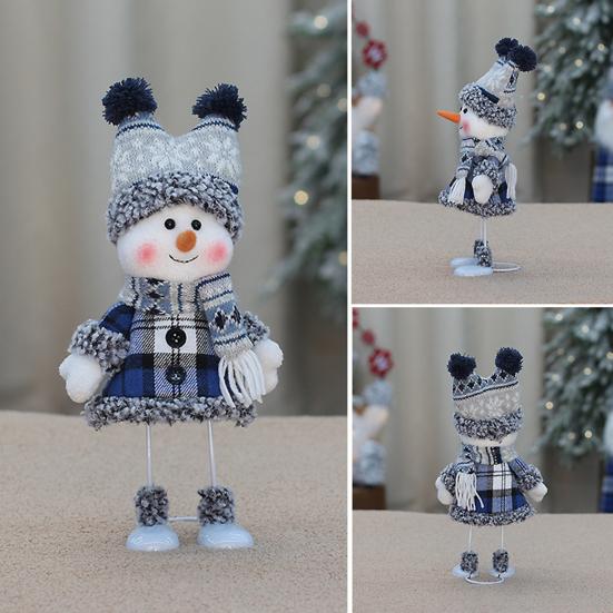 Рождественская кукла Снеговик плюшевая игрушка фигурка снеговика рождественские украшения для украшения дома