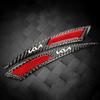 HFVY8 2Pcs Carbon fiber Car Anti-collision strip Door Sticker Safety Warning Reflector Decal For Kia KN K7 K900 Cadenza K9 K04 Sorento