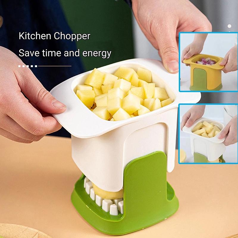 Kitchen Vegetable Chopper French Fries Cutter Household Hand Pressure Onion Dicer Cucumber Potato Slicer Kitchen Tools Accessories