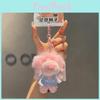 Embroidered Letter Cute Hoodie Nien Lion Plush Toy Pendant Keychain For Gift