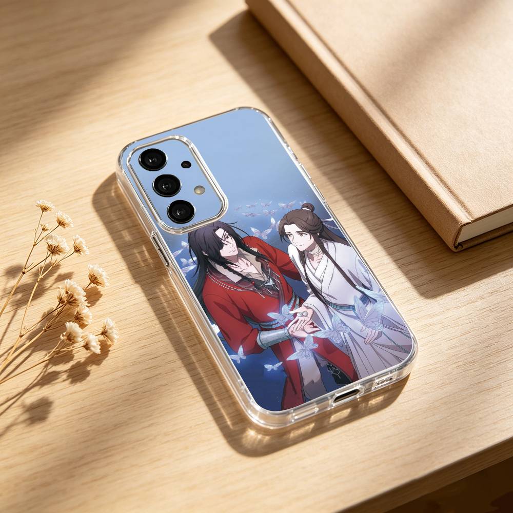 Anime H-Heaven Officials Blessing phone Case For Samsung S25,24,21,22,23,30,Ultra,20,Plus,Fe,Lite,Note Transparent Cover