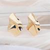 Новые преувеличенные нерегулярные металлические серьги-подвески для женщин, серьги-подвески из мятого металла золотистого цвета