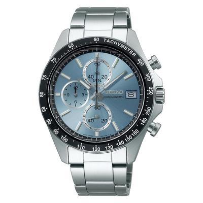 [Часы Seiko] Мужские кварцевые часы Seiko Selection Chronograph Silver SBTR029