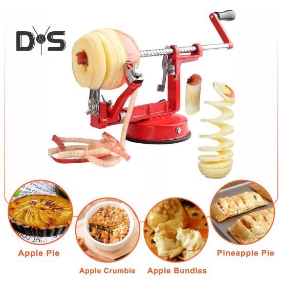 Овощечистка для фруктов, основание на присоске, многофункциональная машина для очистки картофеля, груш, трудосберегающая машина для очистки овощей для домашней кухни