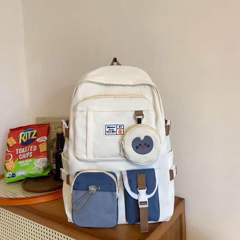 Модный рюкзак большой вместимости в корейском стиле для студенток – Легкий и идеально подходит для школы или путешествий