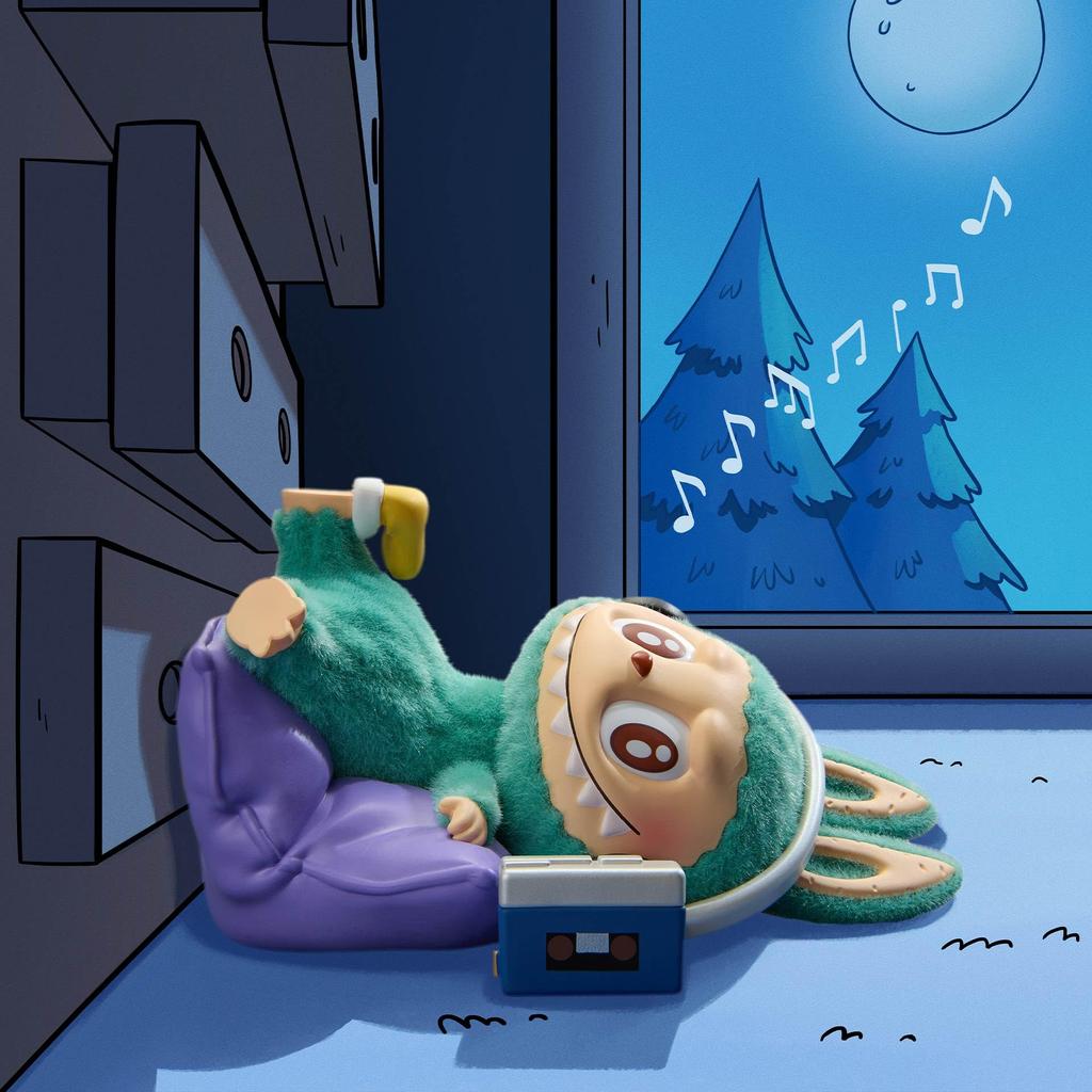 POP MART THE MONSTERS Series Pop Mart Gachapon Blind Box Figure Plastic Model Premium Toy Soft Vinyl Original Character Birthday Gift 100 A.M. [1