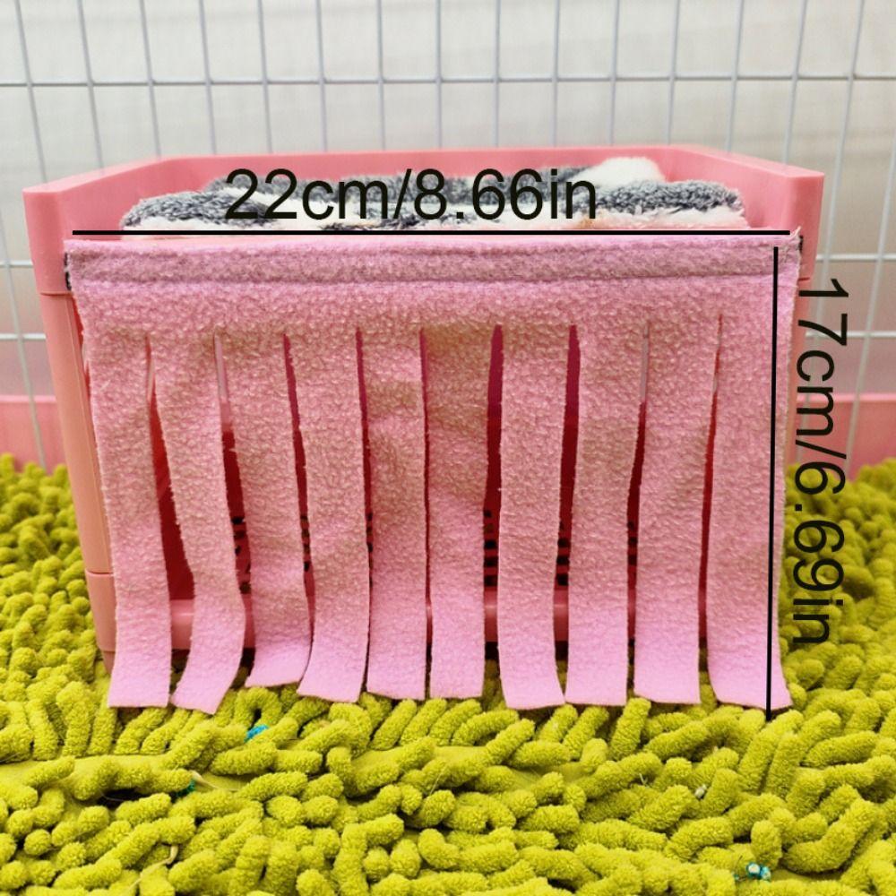 2 шт. Уютный домик-укрытие для хомяка, занавеска, дышащая дверная занавеска для домика морской свинки, крыса