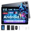 Планшет AP11 Pro на Android 16, 11 дюймов, 48 ГБ + 128 ГБ, 2,4K 90 Гц, Восьмиядерный, 8800 мАч, 5G WIFI, Наушники, Планшет с клавиатурой, пером, мышью
