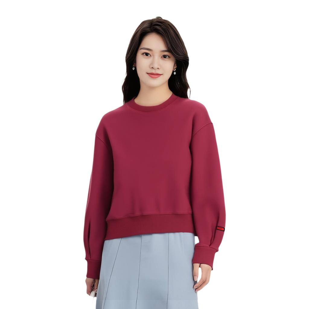 ONITSUKA TIGER Женский свитшот Ws, повседневный пуловер с круглым вырезом, женский топ 2182B486-500