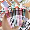 Quick Dry 10 Multicolored Pens Student Stationery Writing Drawing Pen Animal Ballpoint Pens