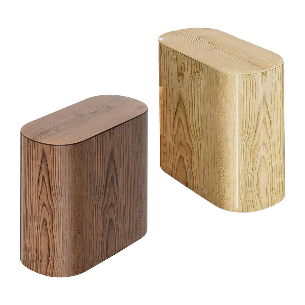 Trash Can Thin Waste Can Storage Bucket with Press Top Lid Wastebasket Waste Bin for Study Room Dorm Room Kitchen Narrow Spaces