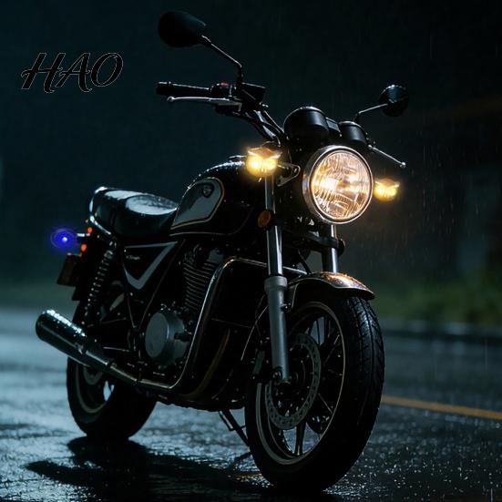 Led Daytime Running Lights Motorcycle Turn Signal Lights, Owl Shaped LED 12v Waterproof Driving Modified Indicator Light for Most 12V Motorcycles SUVs