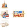 Wooden Gobang Puzzle Game With Kidfriendly Design For Play And Learning