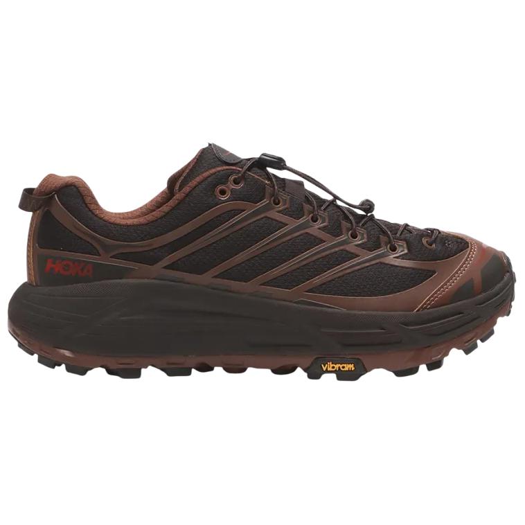 HOKA One One Mafate Three 2 Fashion Versatile Running Shoes Unisex Running Shoes Black Brown 1141572-CTRN