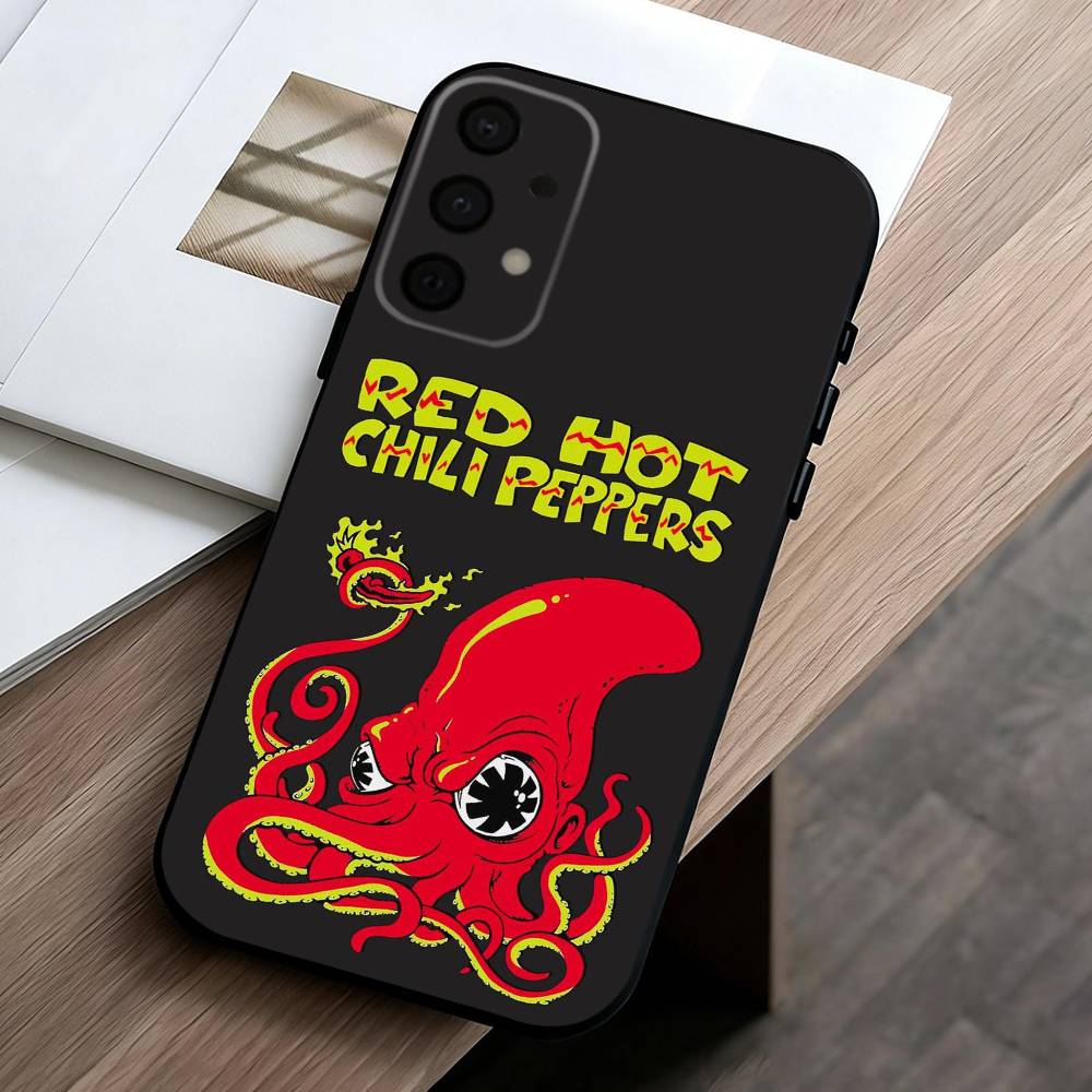 U-Незабываемые Red Hot Chili P-Перцы Группа Чехол для Телефона Для Samsung Galaxy A73,A72,A71,A70,A53,A52,A51,Другие Мягкий Черный Чехол