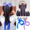 Korean Fashion Children's Girl Bowknot Braided Hair Rope Gradient Headdress Girl Hair Accessories