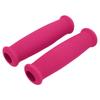 2 шт. Чехлы для ручек из пеногубки, противоскользящие, легкие, для руля велосипеда, защита для шоссейного, горного велосипеда, розовые