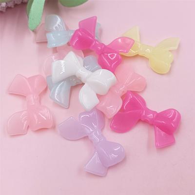 Товары для вечеринок Butterlry Bowknots 33*24 мм Macaron Handmade Fashion Beading Materials 10 шт. Акриловые бусины DIY