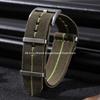 Нейлоновый ремешок для часов 18 мм 20 мм 22 мм для Omega Military Sports Тканевые ремешки Эластичный плетеный браслет высокой плотности для Seiko