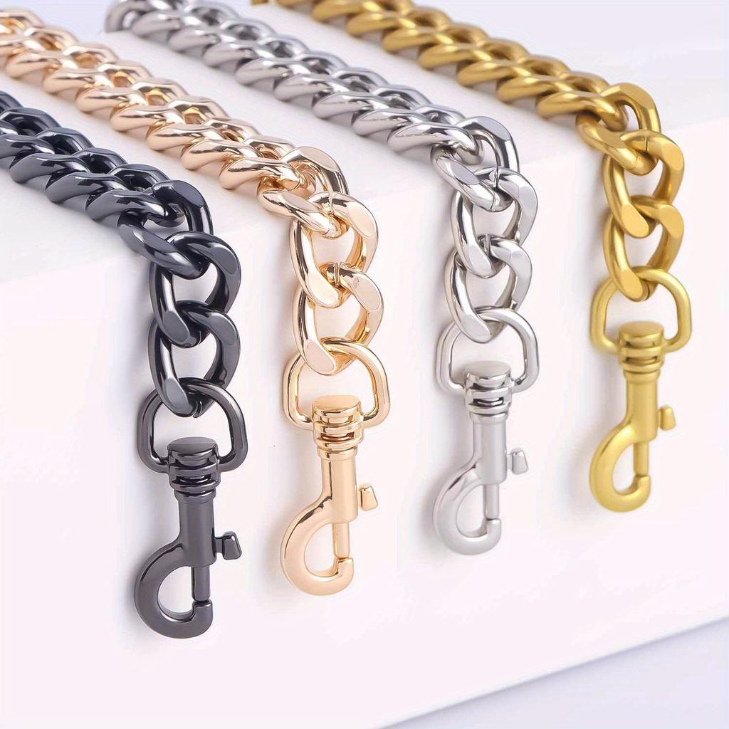 Metal Aluminum Bag Chain Strap Handle Shoulder Crossbody Handbag Bag DIY Metal Replacement Chains Bag Parts Accessories