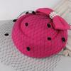 Шляпка-fascinator для женщин, леди 20-х 50-х годов, винтажная шляпка-таблетка, свадебная, для коктейля, чаепития, головной убор с вуалью