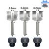 Hotend Kit For Bambu Lab A2L/A1/A1 Mini Hot End Assembly 0.2/0.4/0.6/0.8mm Hardened Steel One-Piece Nozzle For A1 3D Printer