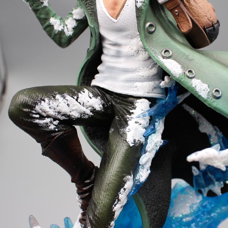 One Piece Аокидзи Кузан Аниме Фигурки 2 Головы 30см Gk Фигурка ПВХ Светодиодная Светящаяся Модель Статуэтка Коллекция Декора Игрушка Рождественский Подарок