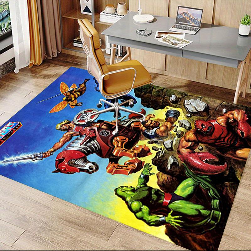 Masters Universe Revelation Carpet For Playroom Bedroom Living Room Sofa Home Decorkids Game Area Rug Nonslip Floor Mat