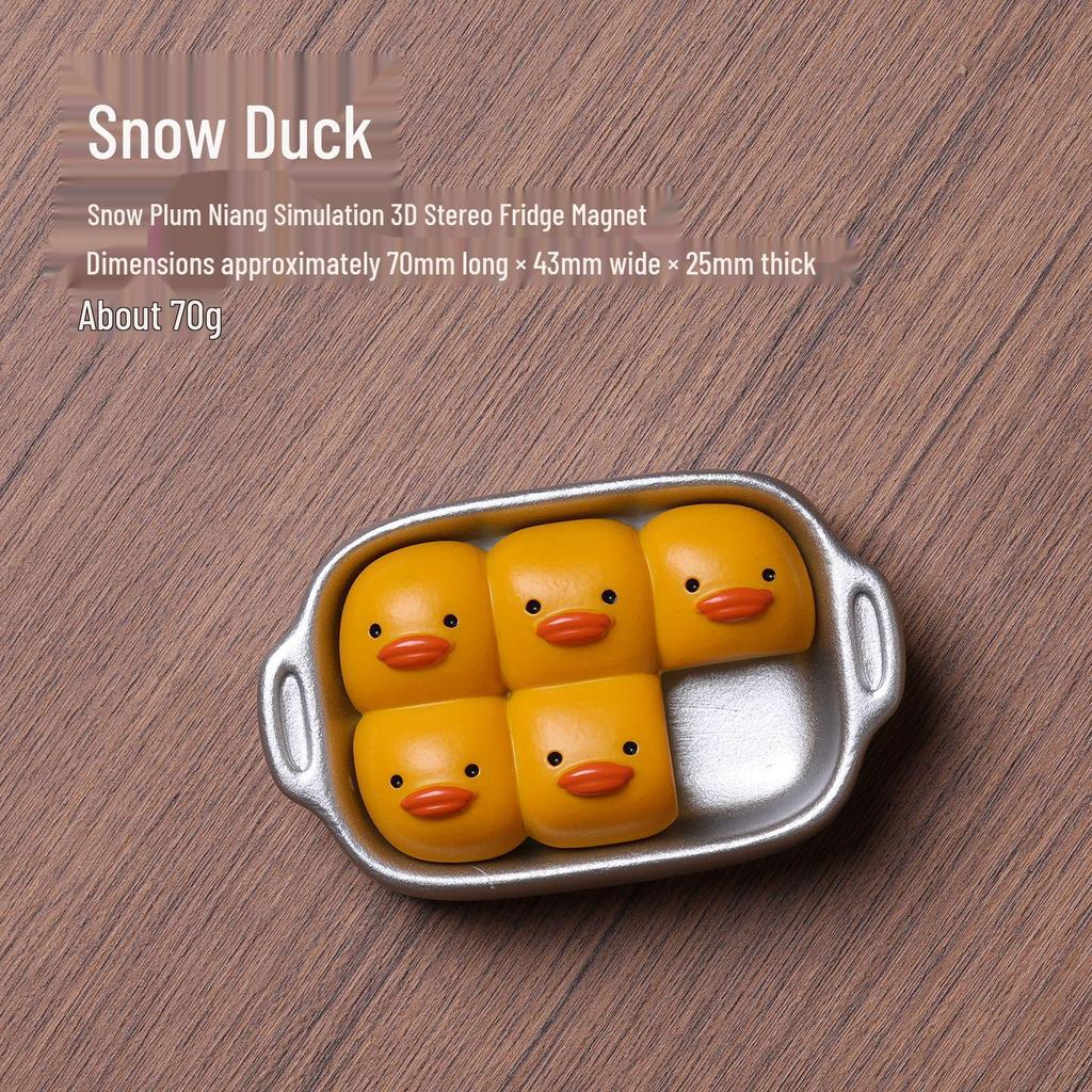 3D Fruit Magnet: Watermelon, Cherry, Strawberry Cat Design