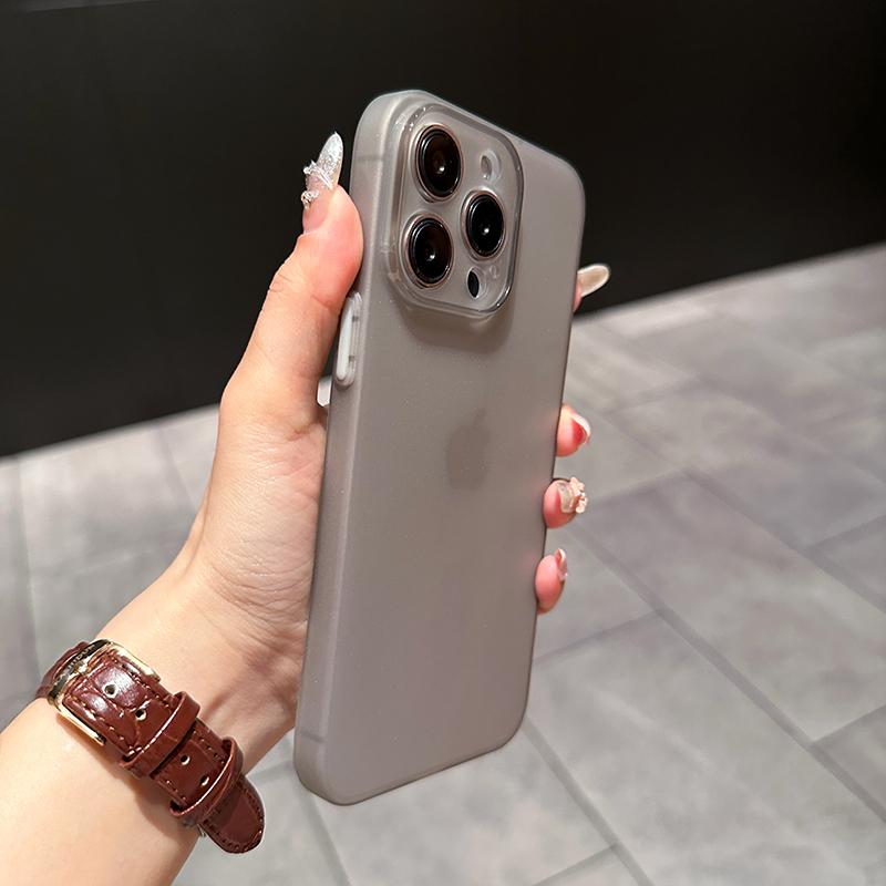 0,3 мм Ультратонкий Матовый Чехол Для Для Iphone 16 15 14 13 12 11 Pro Max Plus Mini Силиконовый Мягкий Конфетный Цвет Прозрачная Крышка
