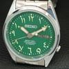 АВТОМАТИЧЕСКИЕ ВИНТАЖНЫЕ ВОССТАНОВЛЕННЫЕ МУЖСКИЕ ЧАСЫ SEIKO 7009A ЯПОНИЯ ЗЕЛЕНЫЙ ЦИФЕРБЛАТ a446072-1