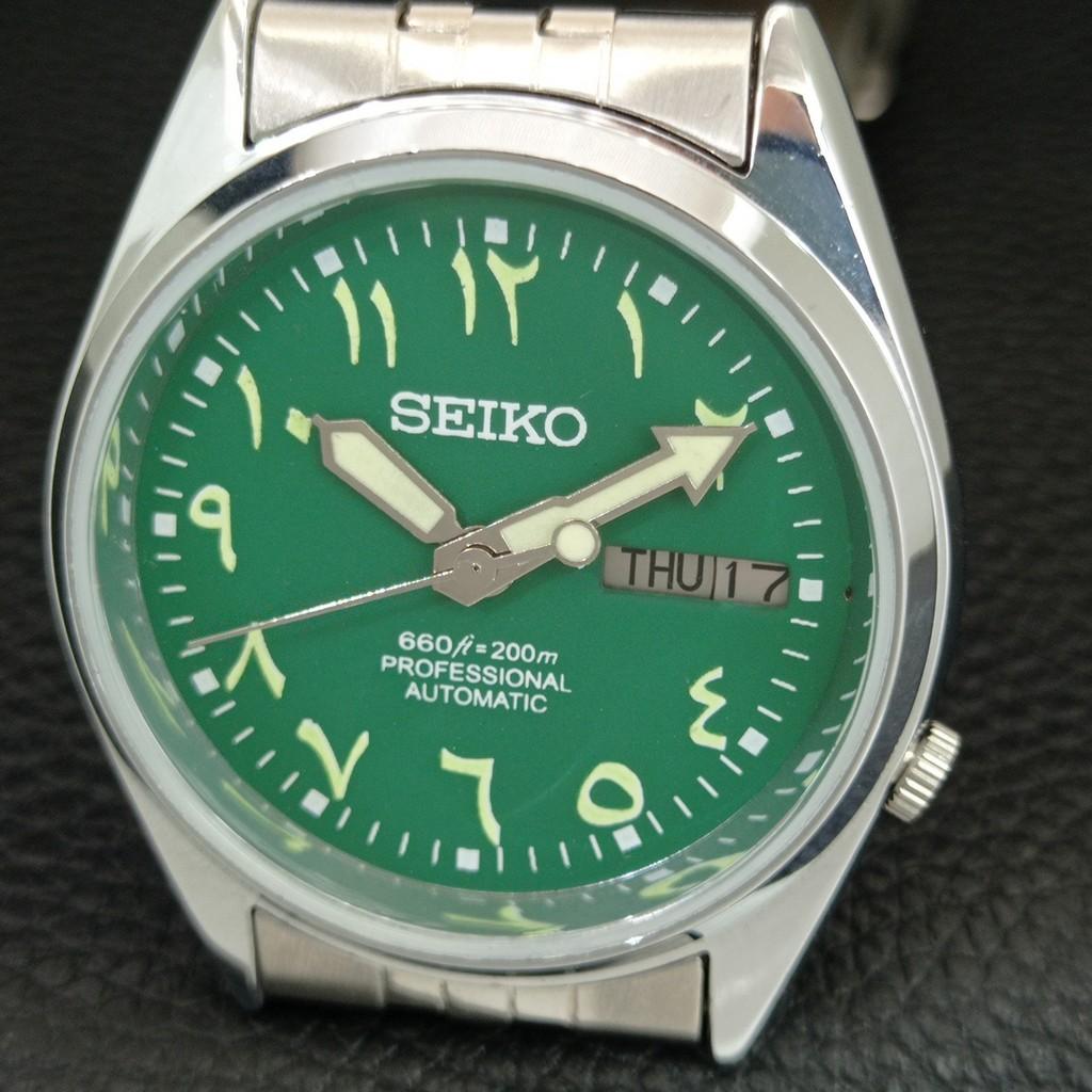 АВТОМАТИЧЕСКИЕ ВИНТАЖНЫЕ ВОССТАНОВЛЕННЫЕ МУЖСКИЕ ЧАСЫ SEIKO 7009A ЯПОНИЯ ЗЕЛЕНЫЙ ЦИФЕРБЛАТ a446072-1