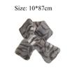 Soft Plush Scarf Windproof Cross Scarf Fashion Neck Wrap  Outdoor