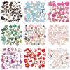 10Pcs Random Mix Alloy Drop Oil Charms Multicolor Animals Flower Pendant Beads For Bracelets Earrings Making DIY Fashion Women Jewelry Findings