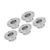 5Pcs 14mm Flange Shaft Coupling Flange Coupling Connector Rigid Guide Model Coupler Accessory Shaft Axis Fittings for DIY RC Model Motors