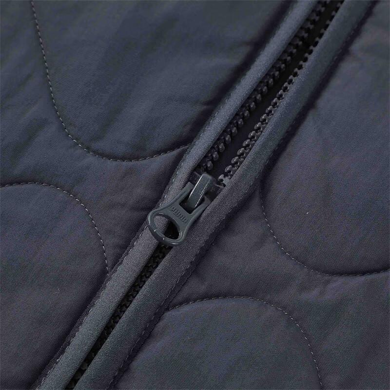 Puma Легкая стеганая однотонная модная повседневная удобная куртка мужская куртка Galaxy-Gray 632291-69