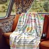 60Th Birthday Celebration Four Seasons Blanket Customized With Your Name Lightweight And Warm Perfect Gift For Home Office Camping Sofa Travel Beach