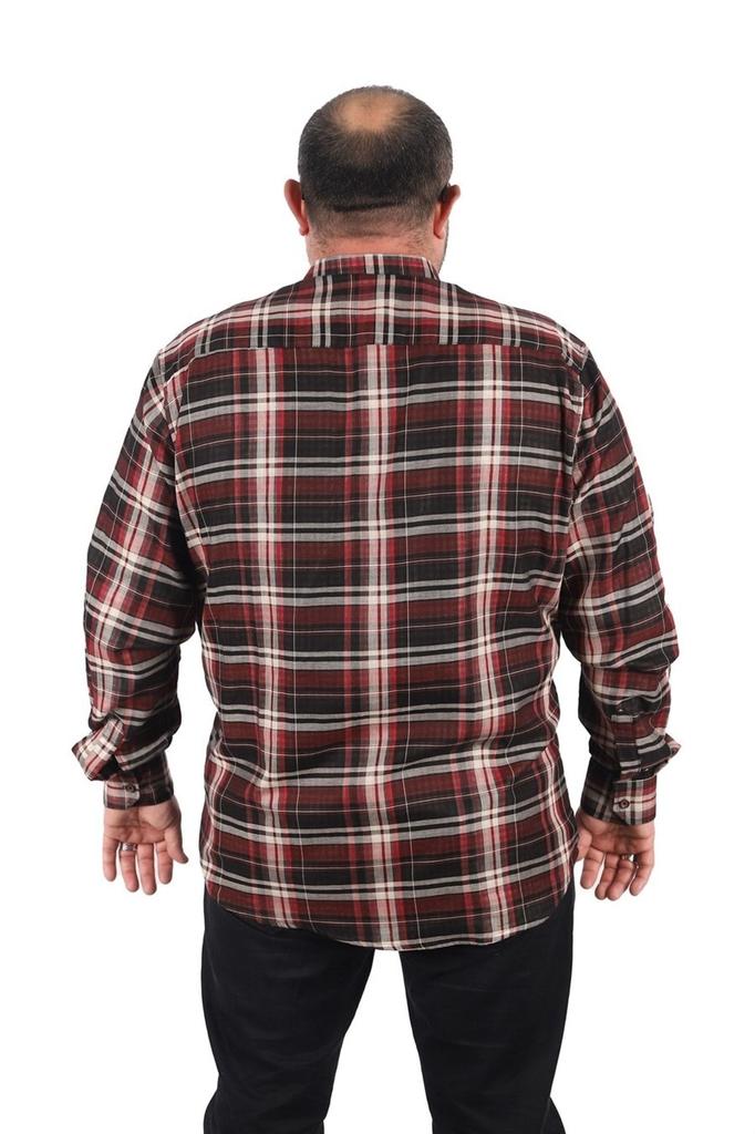 Men's Plus Size Plus Size Shirt Plus Size Men's Plaid Shirt Black