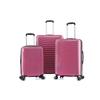 Набор из 3 расширяемых чемоданов на колесиках из жесткого поликарбоната — LYS Paris 328/3 — 328 &; 322 Фуксия