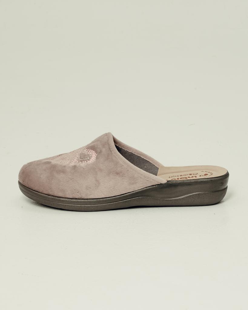 Тапочки женские Inblu CF000043 36 бледно-коричневый